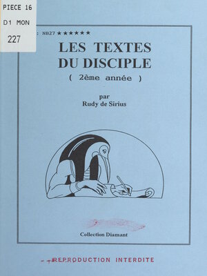 cover image of Les textes du disciple (2e année)